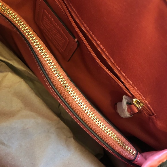 Coach Drawstring Carryall Signature Canvas Purse - Picture 12 of 16